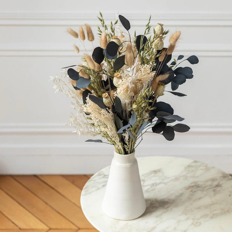 Bouquet fleurs séchées et stabilisées Majorque