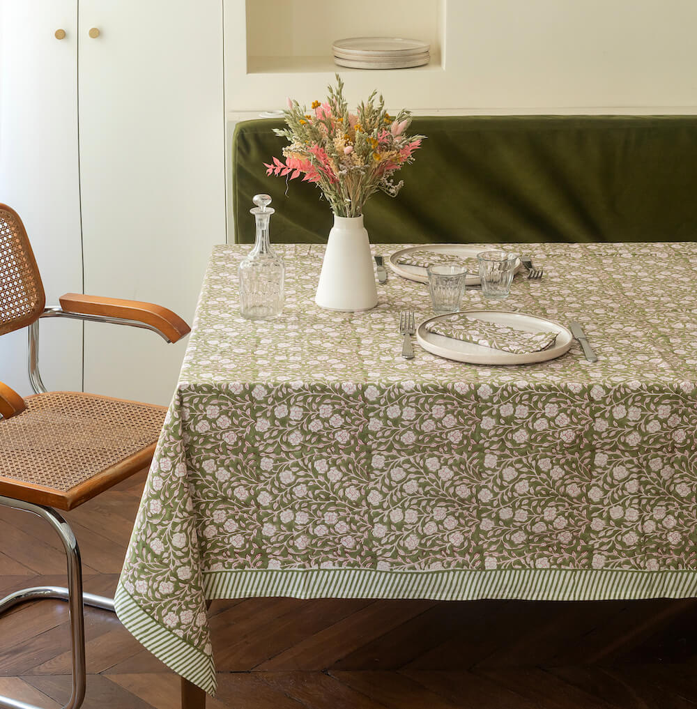 nappe-vert-kaki-tissus-indien