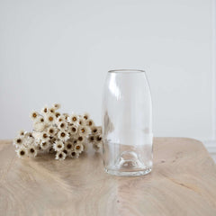 Transparent bubble vase